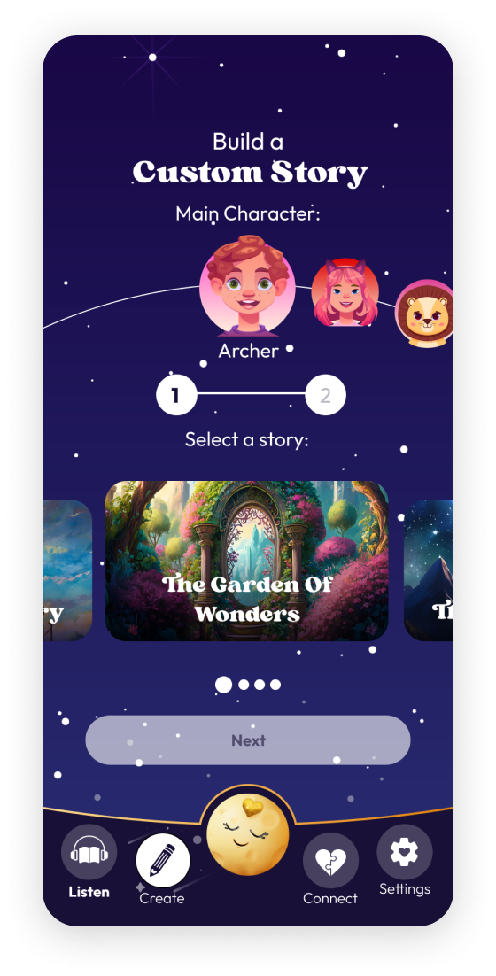 Goldminds Custom Story Builder